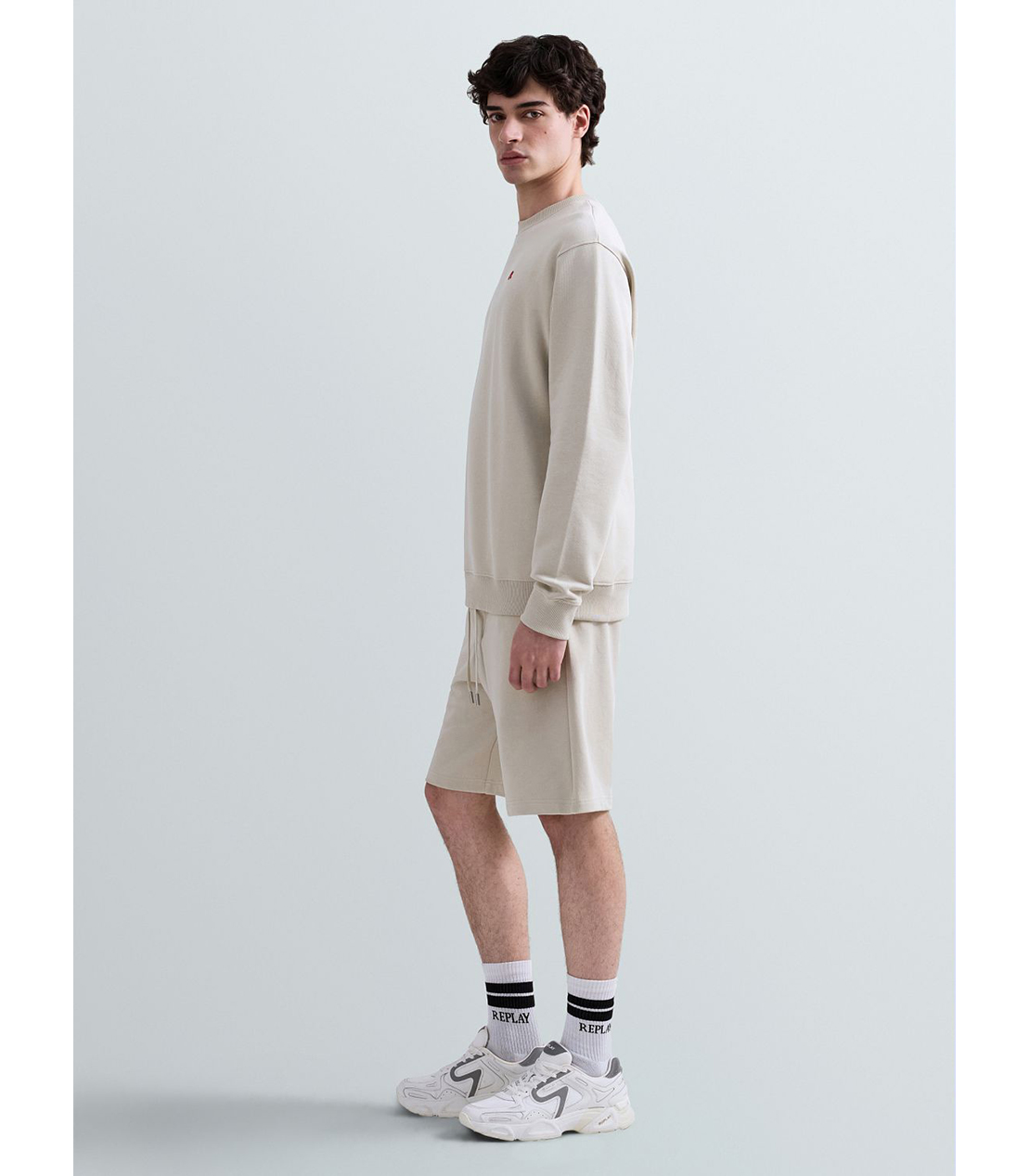 コットンテリーフリース 詳細画像 ライトベージュ 4